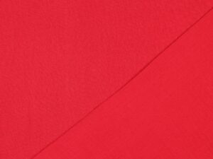 Tissu double gaze de coton biologique au mètre rouge Framboise - Atelier Inika