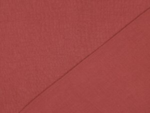 Tissu double gaze de coton rouge au metre - coton bio et OEKO TEX - Atelier Inika