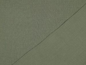 Tissu double gaze de coton biologique au mètre vert Pickle - Atelier Inika