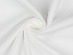 Tissu popeline de coton biologique - couleur blanc - au mètre - Atelier Inika