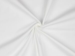 Tissu popeline de coton biologique - couleur blanc - au mètre - Atelier Inika