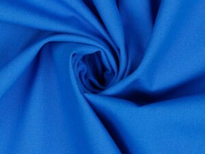 Tissu popeline de coton biologique "Candy Cotton" - Cobalt