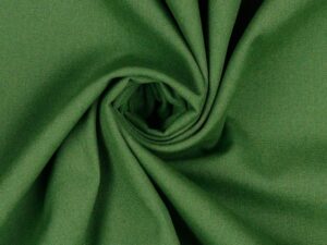 Tissu popeline de coton biologique - couleur vert forêt - au mètre - Atelier Inika