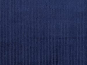 Tissu velours côtelé 4.5W en 100 % coton couleur bleu cobalt foncé pour couture