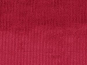 Tissu velours côtelé 4,5 W - 100 % coton - Cerise rouge - Atelier Inika Tissus au mètre en ligne