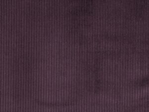 Tissu velours côtelé 4,5 W - Aubergine violet - 100 % coton - Atelier Inika tissus en ligne pour couture