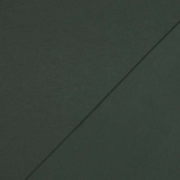 Tissu French Terry coton biologique vert forêt foncé | Atelier Inika