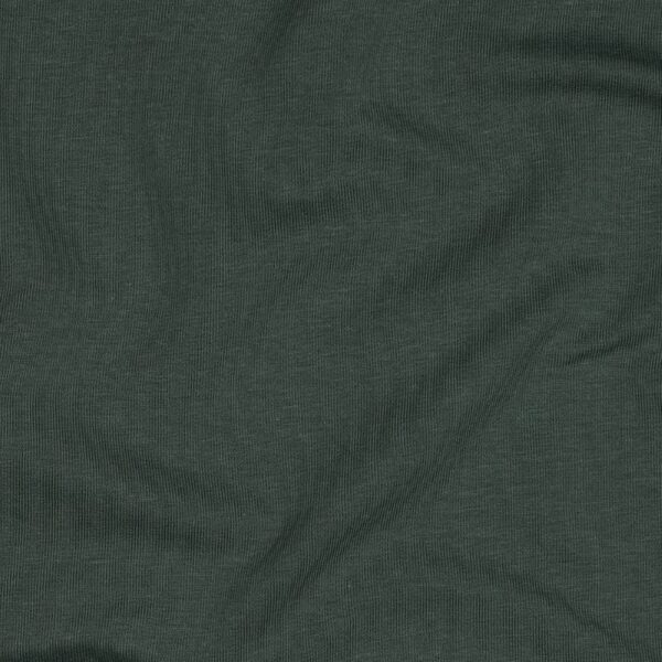 Tissu French Terry coton biologique vert forêt foncé | Atelier Inika