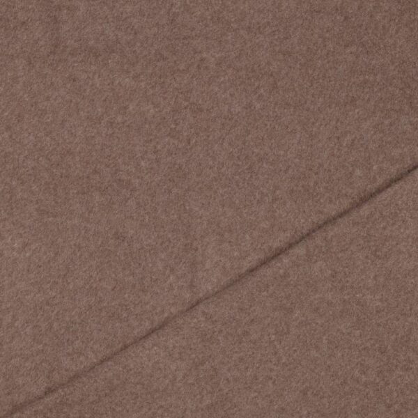 Tissu polaire mocha de coton 100% / molleton de coton 100 % biologique / OEKO-TEX - Atelier Inika Tissus au mètre